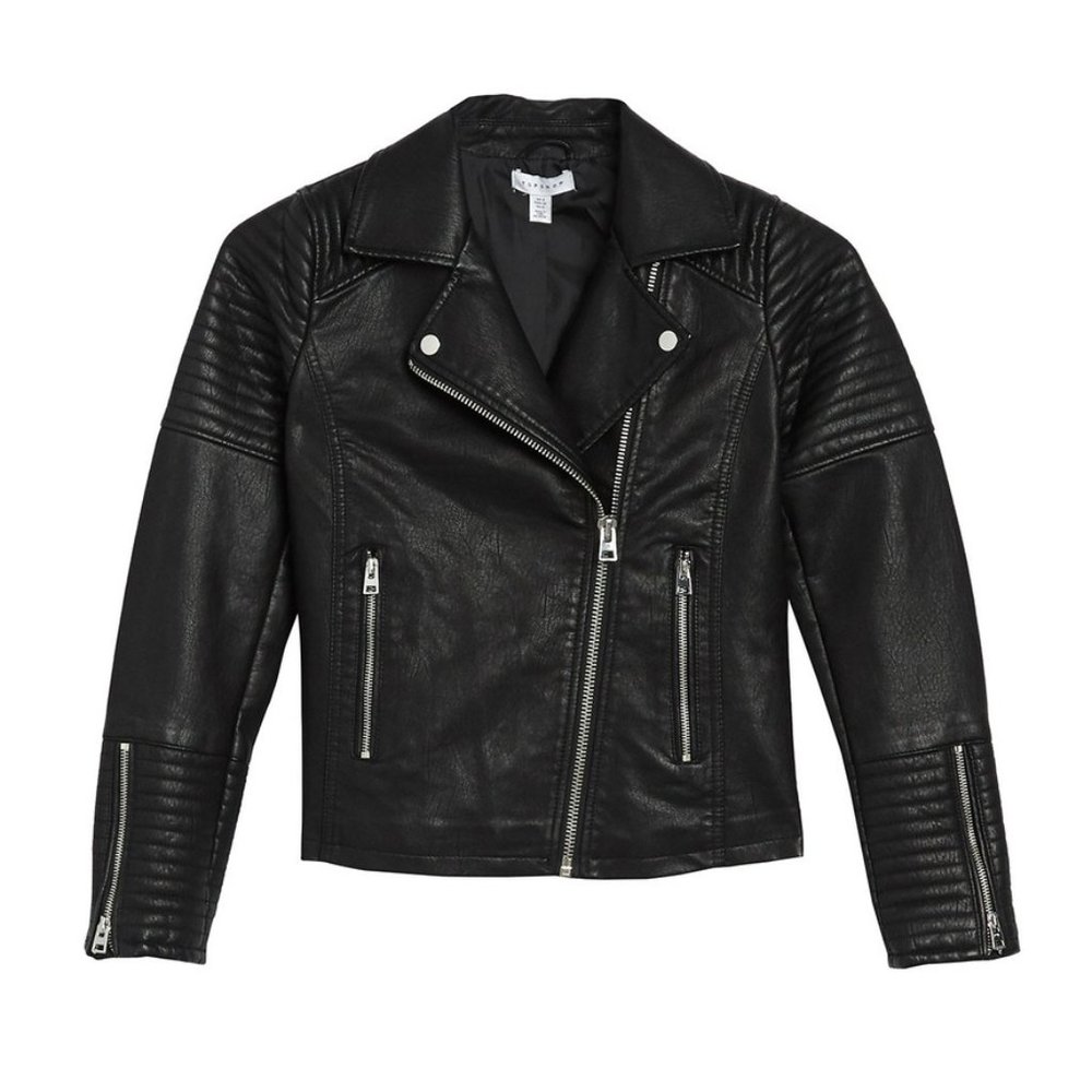 TOPSHOP | FAUX LEATHER JACKET